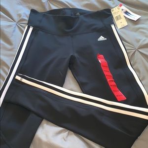Adidas 3 Stripe Leggings | Medium